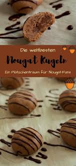 Nougat Kugeln Mit Weichem Kern Die Weltbesten Nougat Platzchen Rezept Nougat Platzchen Platzchen Backen Kekse Backen Rezept