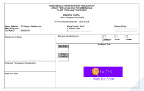 Download kartu soal smp k13 bahasa inggris. Contoh Kartu Soal Kurikulum 2013 Revisi 2019 Dan 2018 Katulis