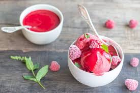 Sublime Glace A La Framboise Facon Semifreddo Recette Glace A La Framboise Glace Thermomix Glace Framboise Thermomix