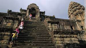 The World S Scariest Stairs Angkor Wat Angkor Angkor Wat Temple