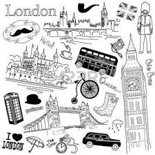 La ville qui produit 17 % du pib du pays est devenue l'un des centres économique et financier les plus importants du monde. Drapeau Londres Doodles Londres Illustration London Drawing Doodles London Illustration