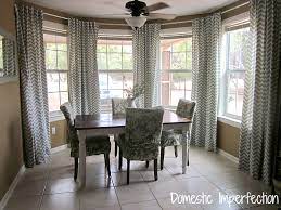 Bay windows are a bit odd and this means they sometimes pose problems. Diy Bay Window Curtain Rod Back Tab Curtains Domestic Imperfection