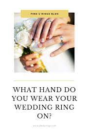 What Hand Do You Wear Your Wedding Ring On How To Wear Rings Rings Wedding Rings