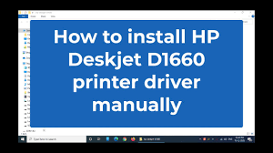 Hp deskjet d1663 color inkjet printer. Download Hp Deskjet D1660 Driver