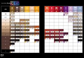 paul mitchell the color xg color chart paul mitchell