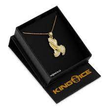 Check out our praying hands necklace gold selection for the very best in unique or custom, handmade pieces from our shops. Praying Hands Emoji Necklace Emoji Jewelry King Ice King Ice