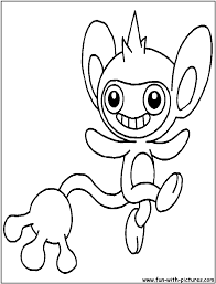 89 pokemon pictures to print and color. Aipom Coloring Page