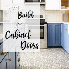 They can be finished with paint, stain followed by polyurethane, or any other finish you deem appropriate. 3 Ways To Diy Cabinet Doors Houseful Of Handmade