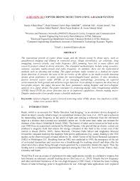 In response to this, law enforcement officials have started using radar detectordetectors. Pdf A Review Of Copter Drone Detection Using Radar System