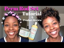 Perm hairstyles look stunning on long locks, and they are. Perm Rod Set Tutorial Type 4 Short Natural Hair Youtube