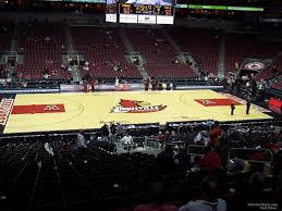 Kfc Yum Center Section 107 Louisville Basketball