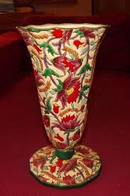 Vase Longwy Vase Art Deco Deco