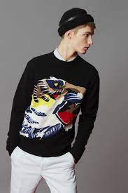 just in fw13 tiger head pull for men mens outfits long sleeve tshirt men mens fashion inspiration