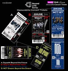 Beyond Live Series K Pop Memorabilia Online Concert Tickets Etsy In 2021 Concert Tickets Nct Live Tickets
