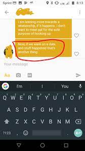 Is dating something that two exclusive people do, like a boyfriend/girlfriend situation, or is dating merely the word for seeing anyone, meaning you could see more than one person at the. When Her Bio Says No Hook Ups This Is What It Means Tinder