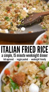 Italian Fried Rice Recipe With Al Fresco Chicken Sausage Recipe Italian Sausage Recipes Recipes Rice Recipes