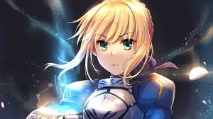 She just hasn't told you because she'd rather watch you blush and stutter about it. Fate Zero Saber Fate Series Blonde Green Eyes Anime Girls Anime Bangs Armor Ribbon Solo Hair Bun Petals Puffy Sleeves Looking At Viewer Wallpaper Anime Wallpaper Better