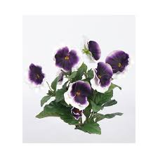 Maybe you would like to learn more about one of these? Fake Pansy Hilde Spike Purple White 30cm O8cm Fake Flowers