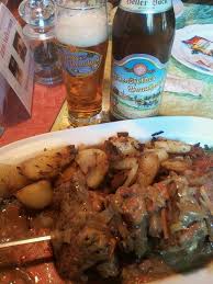 Brauermeisterspiess Brauereigasthof Zum Schwan Ebensfeld Food Chicken Meat