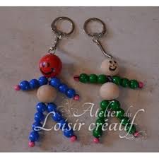 { tuto } fête des pères voiture formule 1 en fimo. Diy Porte Clef Perles Pour Papa