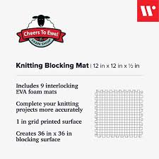 Maybe you would like to learn more about one of these? Buy Cheers To Ewe Foam Knitting Block Mat Grid Blocking For Knitting Accuracy And Crochet Inch Thick With 1 Inch Grid Online In Taiwan B07fb2dxzk