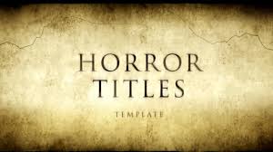 Browse over thousands of templates that are compatible with after effects, premiere pro, photoshop, sony vegas, cinema 4d, blender, final cut pro, filmora, panzoid, avee player, kinemaster, no software,. Horror Movie Titles After Effects Template Youtube