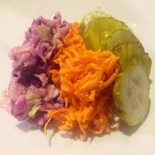 Pickles Slaw Bareburger Vegan Veganslaw Glutenfree Glutenfreevegan Nycvegan Veggies Whatveganseat Veganaise Plantbased Vegan Gluten Free