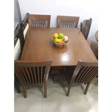 What dining table size do you need? Wood 2 5 3 5 Ft Square Dining Table Set 4 Chair 1 Table Rs 35000 Set Id 20618489230