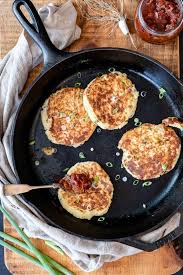 This version uses leftover sweet potatoes for a easy and healthy way to start the day. Mashed Potato Pancakes Made With Leftover Mashed Potatoes The Art Of Doing Stuff