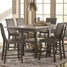 If you or members of your family are taller than because their height is meant to match that of the counters in your kitchen, a counter height dining set can easily adjoin an island or the end of your. Willow Rectangular Counter Height Table Distressed Gray Progressive Furniture Furniture Cart