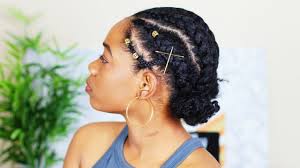 Cornrows On Natural Hair Protective Style No Weave Cornrows Natural Hair Natural Hair Styles Creative Hairstyles