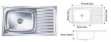 Kitchen sink sizes in mm. Buy Nirali Elegance Ultra Glossy Finish Kitchen Sink Size 915x510 Mm Online At Price 9873