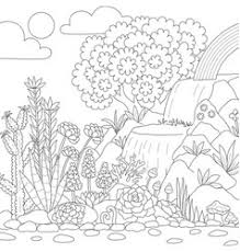 Rainforest coloring pages are another way to explore the beauty of nature, while expanding your kid's horizons and mental development. Color Waterfall Vector Images Over 1 100