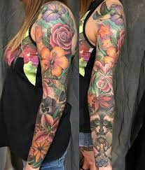 Pin By Charlanne On Tattoos Sleeve Tattoos For Women Floral Tattoo Sleeve Sleeve Tattoos