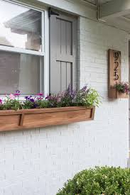 On the inside of the box, measure from the bottom to the top. Diy Cedar Window Planters Shades Of Blue Interiors