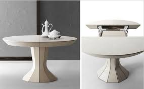 Round Expandable Dining Table Modern Opera By Bauline