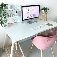 My New Desk Set Up At Home Claire Baker Home Office Design Home Office Decor Desk Set