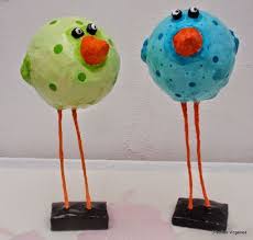 Pappmache Vogel Schule Pappmache Vogel Basteln Und Pappmache Basteln Vogel Basteln Pappmache