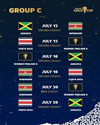 El poder de nazon lleva a haití a la siguiente ronda de preliminares. Costa Rica El Calendario De Partidos En Copa Oro 2021 Bolavip