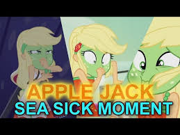Hola amigos hoy les traigo los escenarios de la nueva pelicula de my little pony eg legend of everfree y bueno si hasbro sube mas imagenes yo las subire. My Little Pony Applejack Seasick Malaynunu