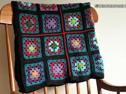 Crochet afghan patterns, vintage 1930s into the 1960's. Classic Crochet Pattern The Granny Square Blanket Life Adorned