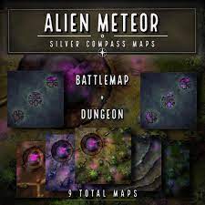 Alien Meteor, a map pack inspired by H.P. Lovecraft : r Roll20