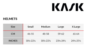 kask mojito size chart