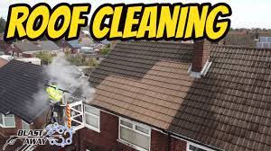 Application of high strength fungicidal wash to eliminate any remaining fungi. Cleaning A House Roof In The Uk Youtube