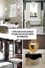 The master bathroom is one of the most used rooms in the house.i did a roundup of 10 over the toilet bathroom storage ideas. 3 Tips And 23 Examples To Create An Art Deco Bathroom Digsdigs