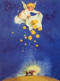 Daughter Of The Golden West Joy To The World Watercolor Christmas Cards Christmas Art Christmas Angels