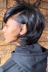 30 Chic Bob Hairstyles For Black Women With Good Taste Short Bob Hairstyles Modern Bob Hairstyles Medium Length Hair Styles