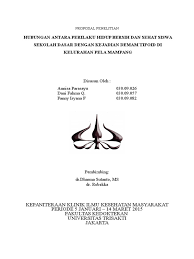 Berikut ini adalah contoh lembar pengajuan judul tesis pada portal. Contoh Proposal Penelitian Kesehatan Masyarakat Penggambar