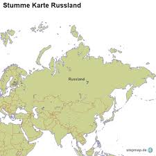 Hier finden sie landkarten zum herunterladen; Stepmap Stumme Karte Russland Landkarte Fur Russland