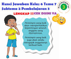 Lengkap Kunci Jawaban Kelas 6 Tema 7 Subtema 2 Pembelajaran 3 Kunci Jawaban Tematik Lengkap Terbaru Simplenews